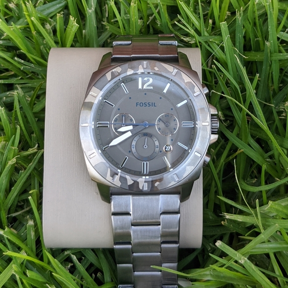 Fossil Privateer Smoke Stainless Watch - Picture 4 of 6